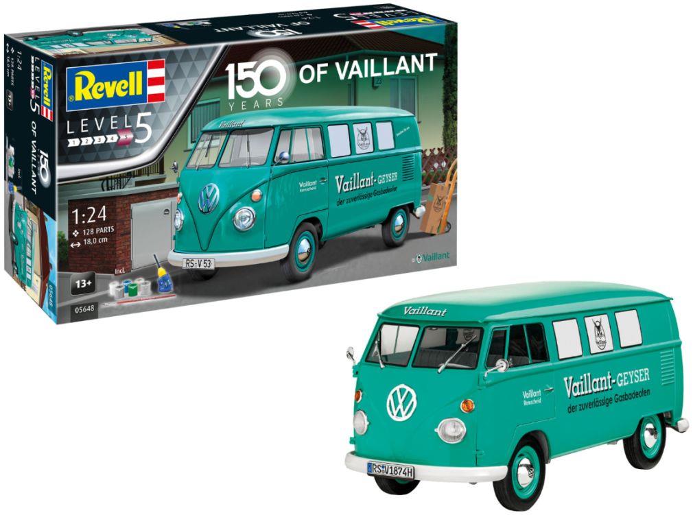 Revell 1:24 Scale VW T1 Bus '150 Years of Vaillant'