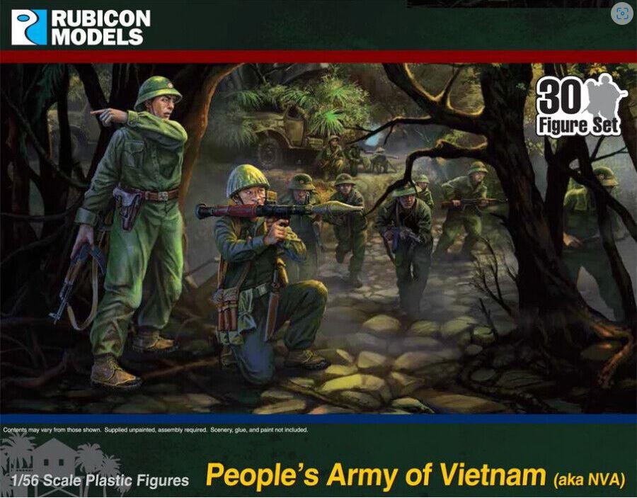 Rubicon Models 281003 1/56 Scale People’s Army Of Vietnam (NVA) With Command