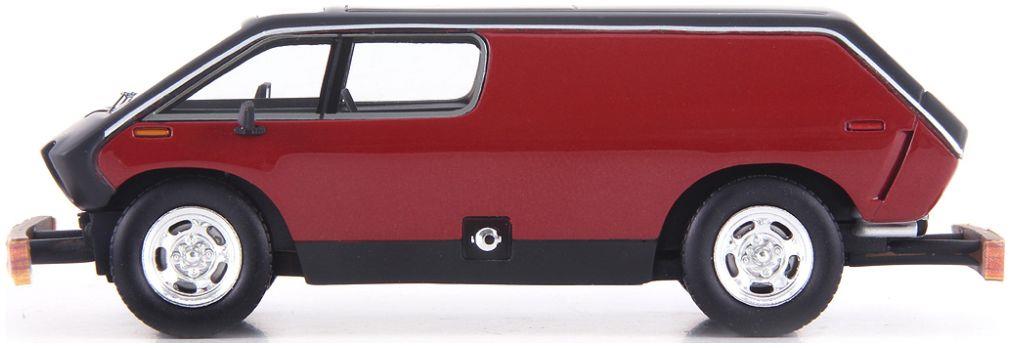 Autocult 1:43rd Scale Brubaker Box Van Red Black