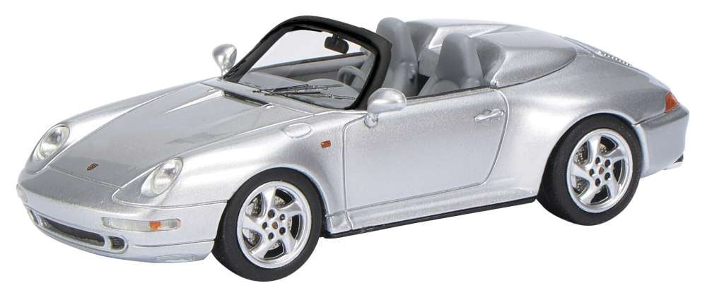 Schuco 1:43 Scale Porsche 911 Speedster (993) - Silver