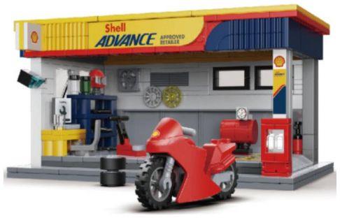 Cada  N/A Scale Shell Maintenance Service Station Brick Builder (330 pcs)