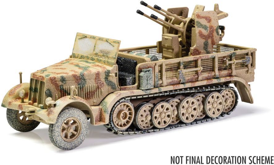 Corgi 1:50 Scale Sdkfz 7 Artillery Tractor Tunisia 1943