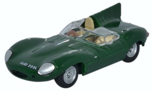 Oxford Diecast 1:76 Scale Jaguar D Type - Green