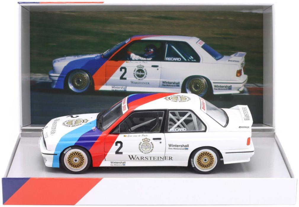 IXO 1:18 Scale BMW M3 (E30) #2 DTM Champion 1987 Eric Van de Poele w/Collectors Box