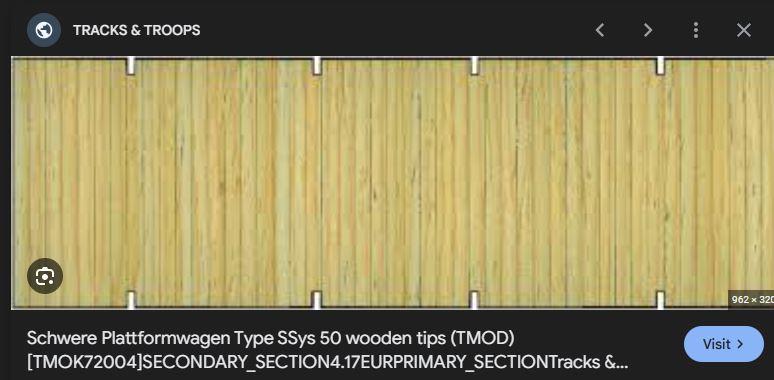 T MODELS 72004 1/72 Scale 50T SSYS SCHWERER PLATFORMWAGEN WOOD TIP