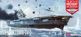 Academy Plastic Kits 1:700 Scale USS Yorktown CV-5 'Battle of Midway'