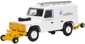 Oxford Diecast 1:76 Scale Land Rover Road Rail Defender Carillion