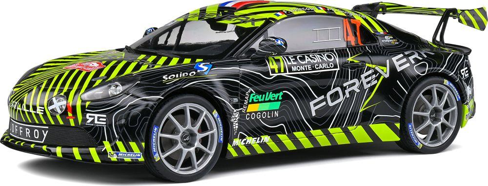 Solido 1:18 Scale Alpine A110 Rally Monte Carlo 2022 Delecour/Guigonnet #47