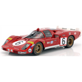 IXO 1:18 Scale Ferrari 512S Long Tail #6 24h Le Mans 1970 Vaccarella/Giunti
