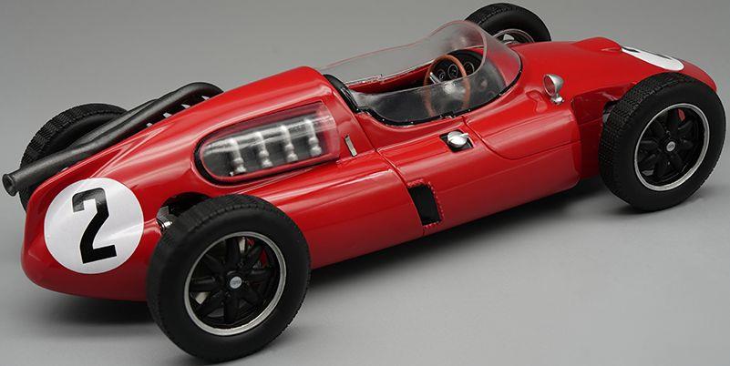 Tecnomodels 1:18 Scale Cooper Ferrari T51 1960 Italiy GP #2 Giulio Cabianca