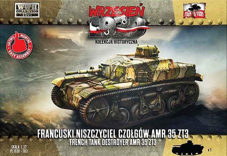 First to fight kits 1:72 Scale French Tank Destroyer AMR35 ZT3