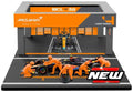 Burago 1:43 Scale McLaren MCL 38 #81 Oscar Piastri 2024 Pit Pass Set