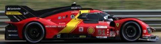 Looksmart 1:43 Scale Ferrari 499P #51 Ferrari AF Corse Winner 24H Le Mans 2023 Guidi/Calado/Giovinazzi