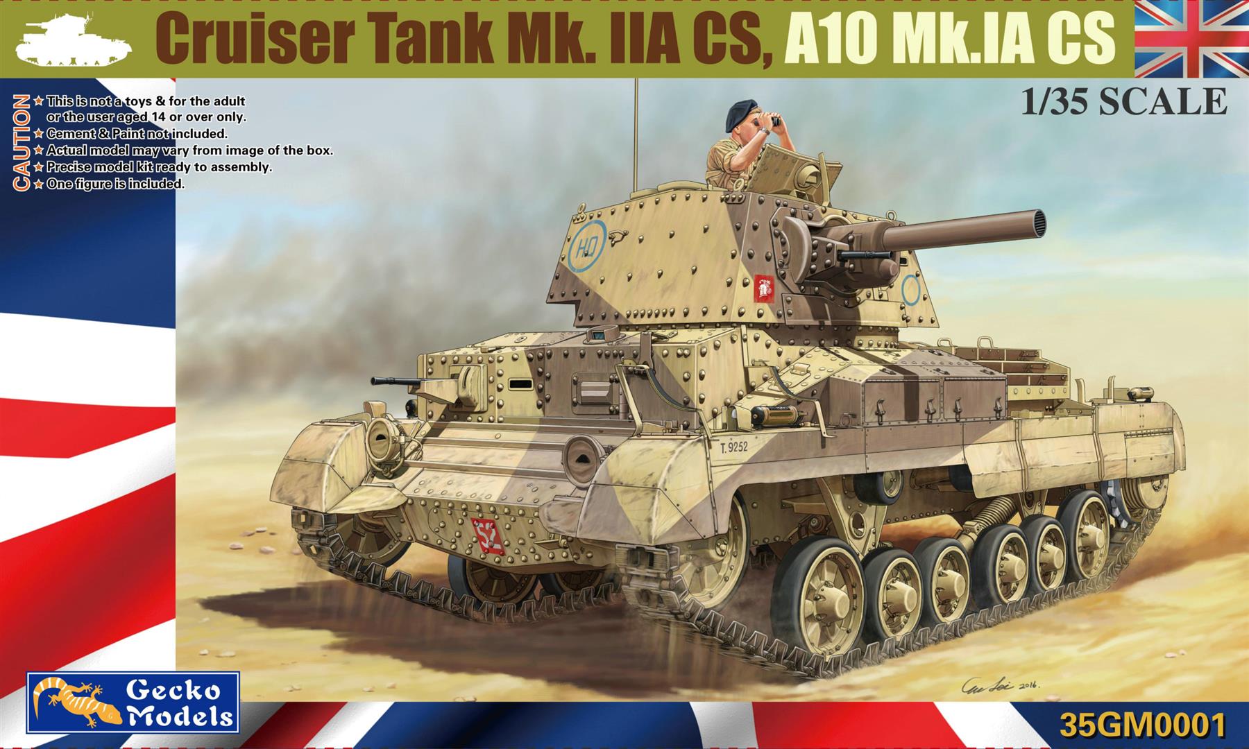 Gecko 1/35 Scale Cruiser Tank Mk. IIACS, A10Mk. IA CS 35GM0001