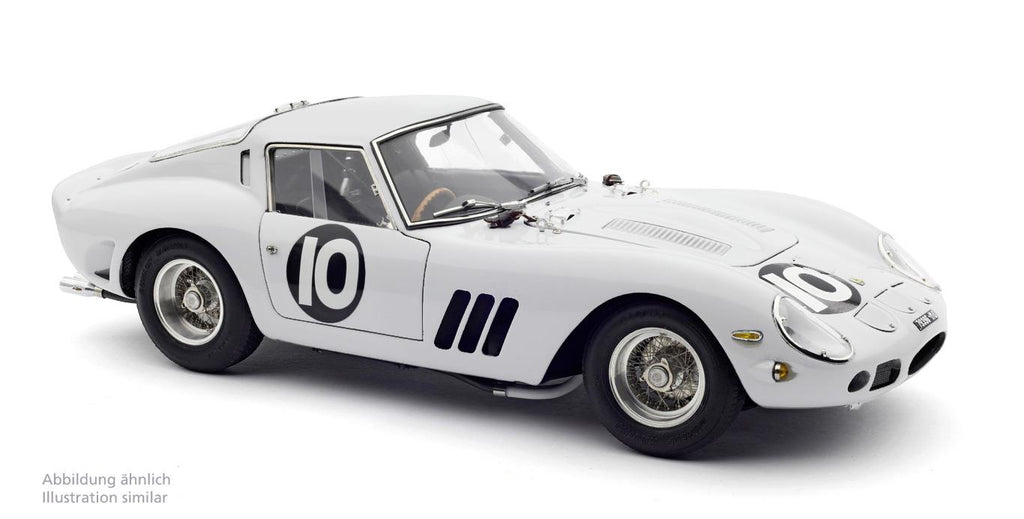 CMC 1:18 Scale Ferrari 250 GTO RHD Chassis #3729 2nd Tourist Trophy 1962 Graham Hill #10