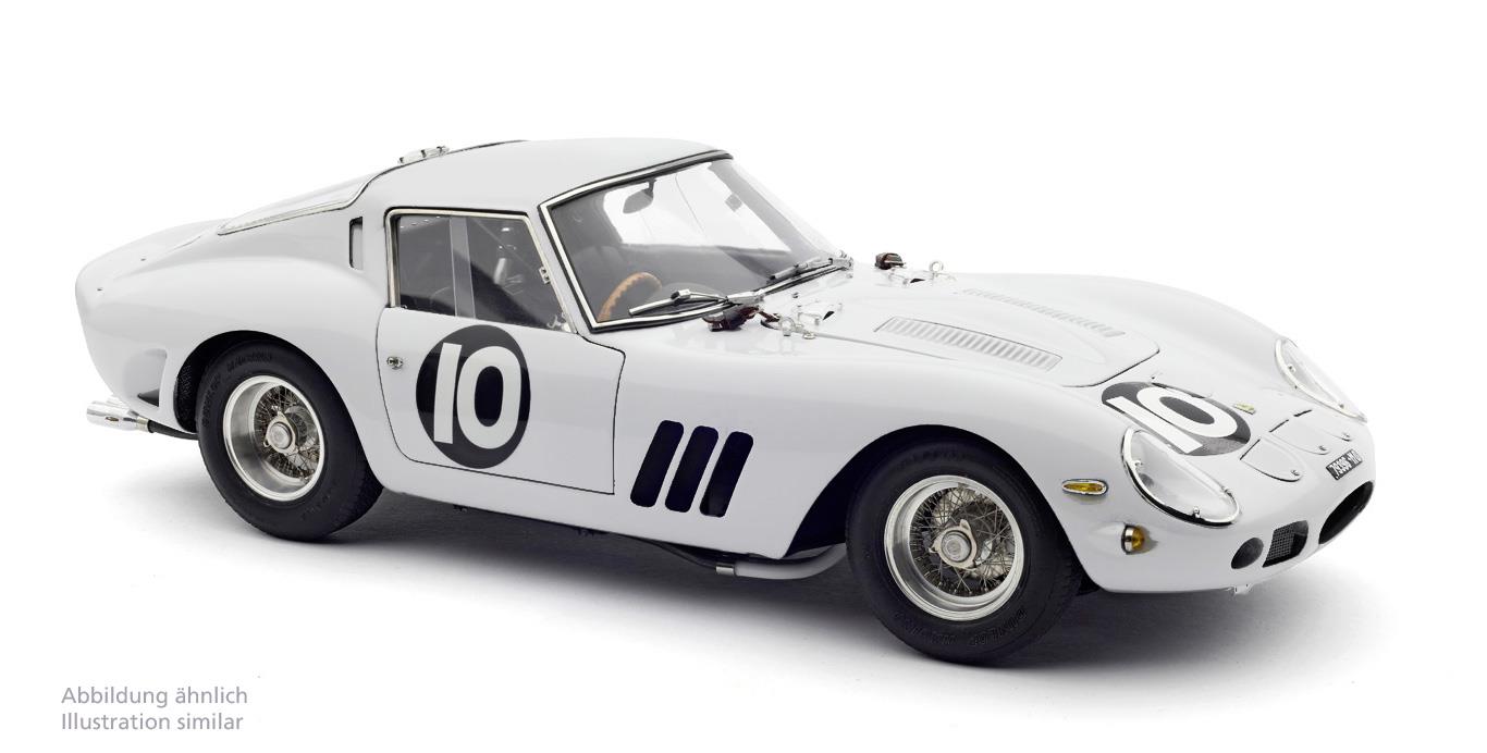 CMC 1:18 Scale Ferrari 250 GTO RHD Chassis #3729 2nd Tourist Trophy 1962 Graham Hill #10