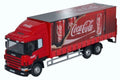 Oxford Diecast 1:76 Scale Scania 94D 6 Wheel Curtainside Coca Cola Scania 94 6