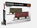 AK Interactive 35502 1/35 Scale German Railway Covered G10 Wagon