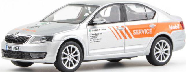 Abrex 1:43 Scale Skoda Octavia III 2012 Mobil Service