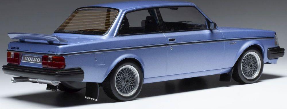 IXO 1:18 Scale Volvo 240 Turbo Custom Matt Blue 1986