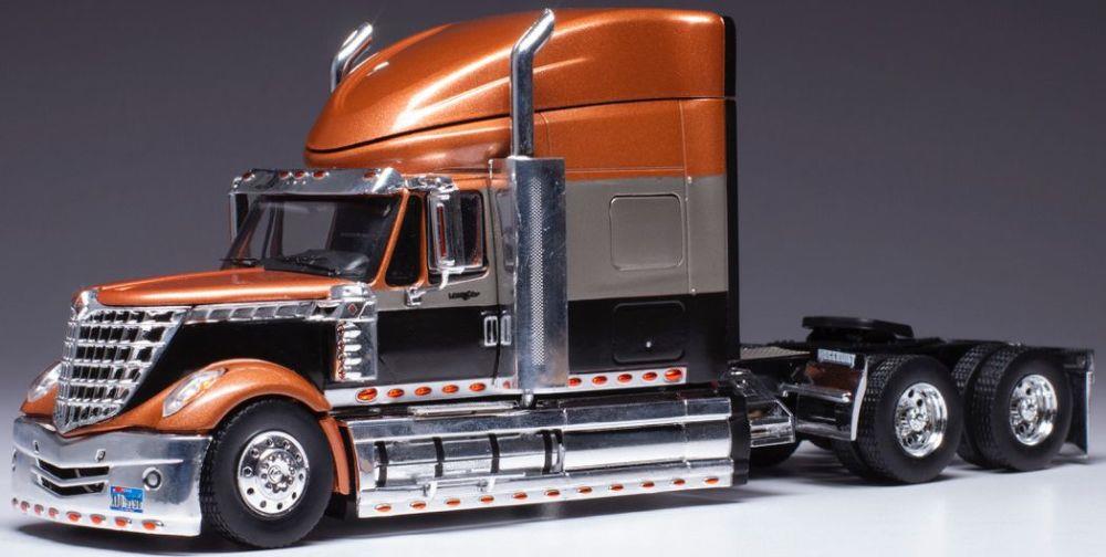 IXO 1:43 Scale International Lonestar Metallic Orange Black 2010