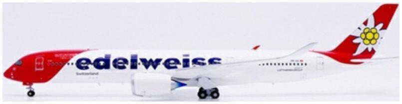 JC Wings 1:200th Scale Airbus A350-900XWB Edelweiss HB-IHC w/Stand