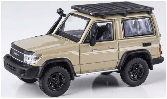 Paragon  1:64th Scale Toyota Land Cruiser 71 Sandy Taupe Anniversary Edition 2023 (RHD)