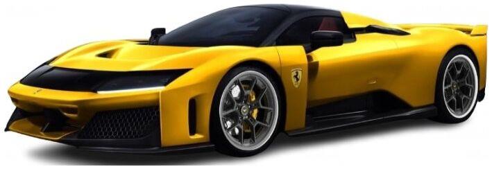 Bburago 1:50th Scale Ferrari F80 Yellow