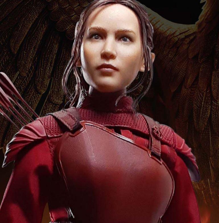 Star Ace SA0035S 1/6 Scale Jennifer Lawrence as Katniss Everdeen in Hunger Games Mockingjay Red Armour.