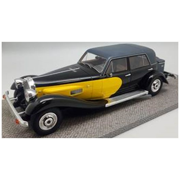 Pantheon 1:18 Scale Panther De Ville V12 1974 Black/Yellow Numbered Limited edition of 200pcs