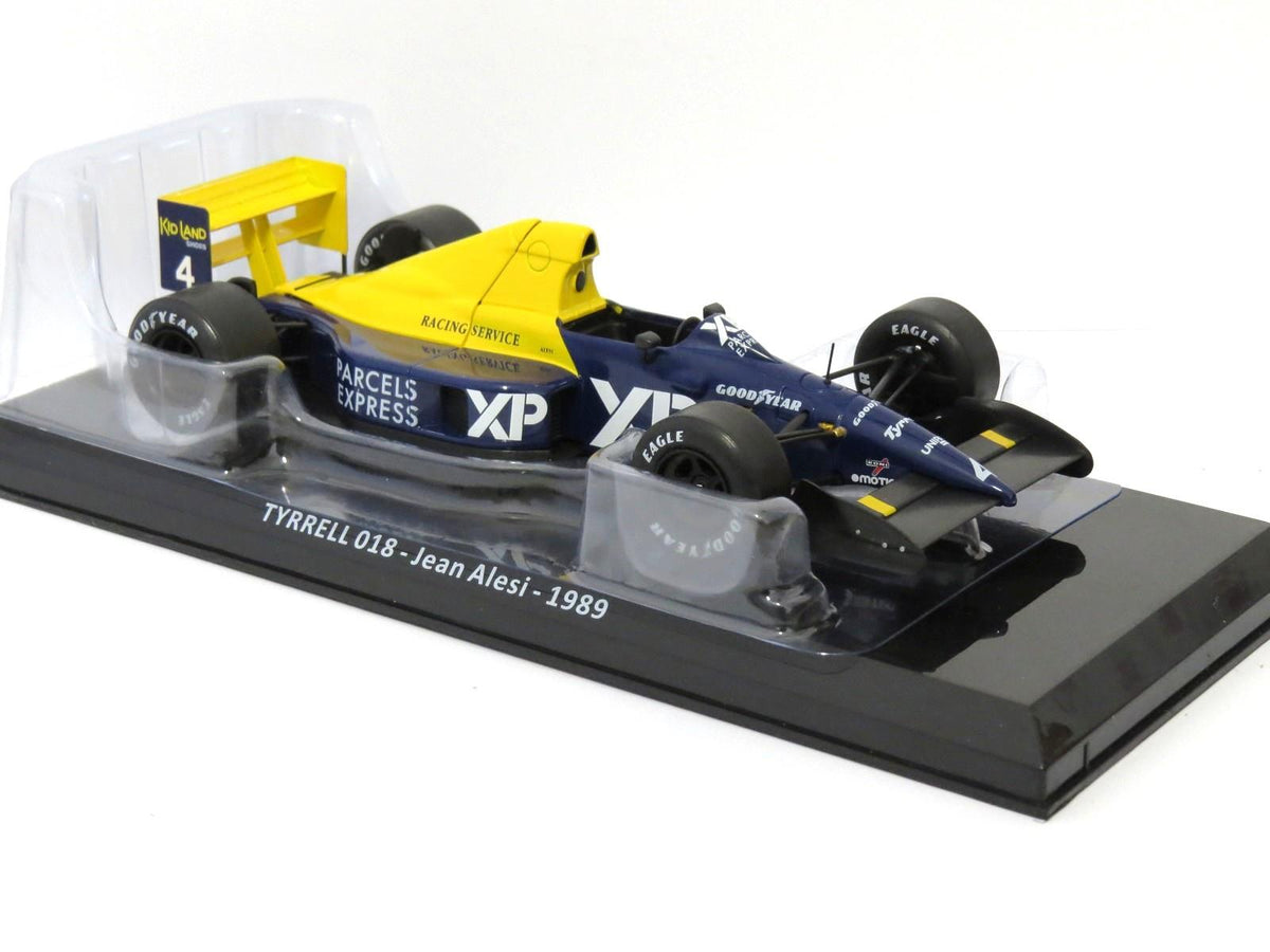 Atlas Editions 1:24th Scale Tyrrell 018 Jean Alesi 1989
Blister Packaging
