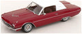 KK Scale 1:18th Scale Ford Thunderbird Coupe 1966 Metallic Red White