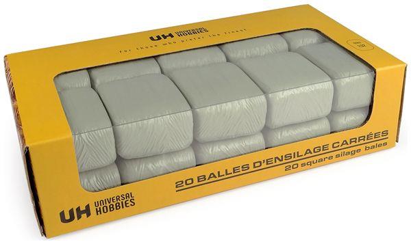 Universal Hobbies 1:32nd Scale Square Silage Bales Green (Pack of 20)