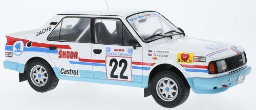 IXO 1:18 Scale Skoda 130 LR #22 WRC Rally Acropolis 1986 S.Kvaizar/J.Janecek