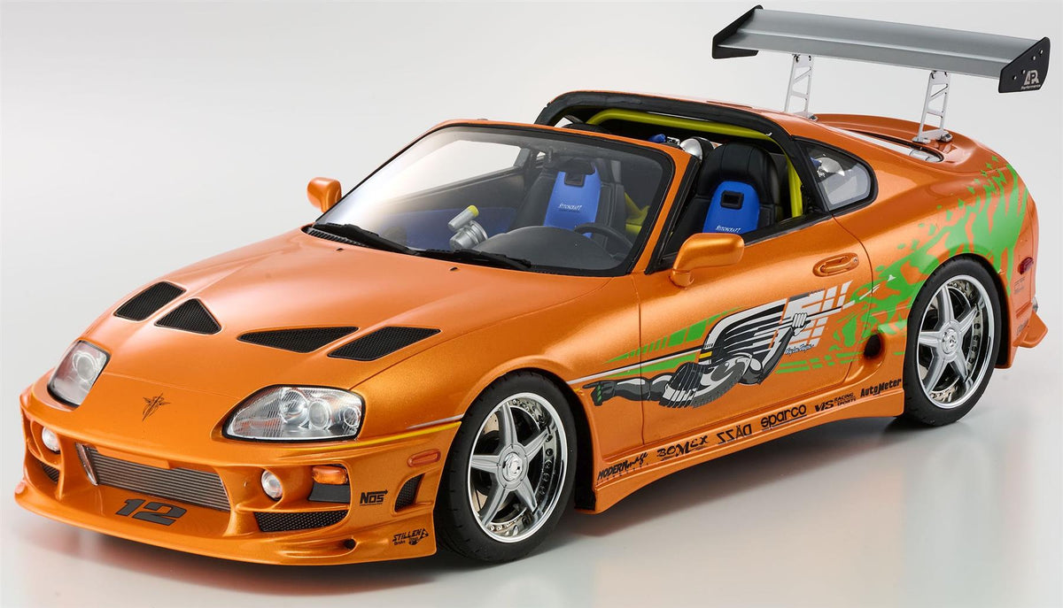 Kyosho  1:12th Scale Resin - Toyota Supra Turbo Fast and Furious Orange / Decals