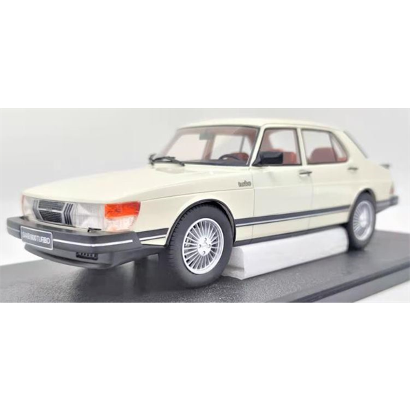 Cult Models 1:18 Scale Saab 900 Turbo White 1980-1984