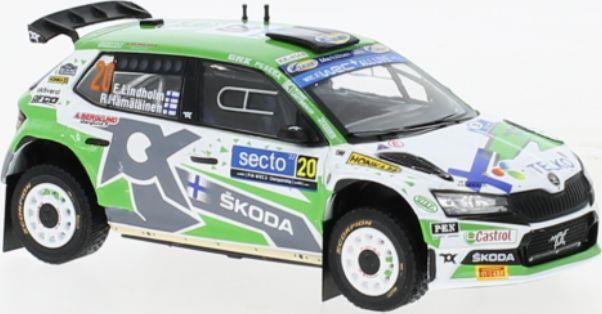 IXO 1:43 Scale Skoda Fabia Rally2 EVO #23 WRC Rallye Finland 2022 T.Asunmaa/V.Mannisenmaki