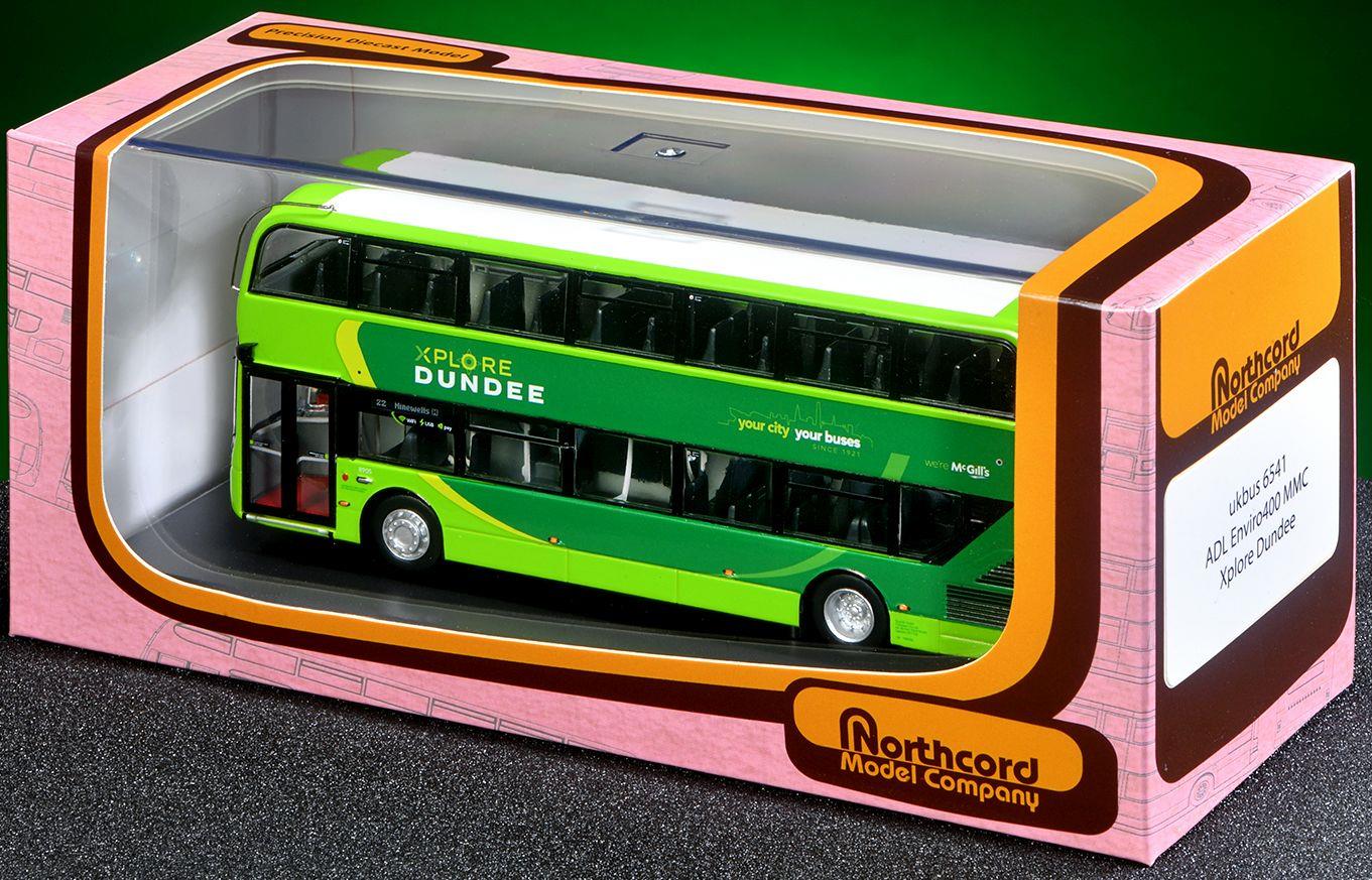 Northcord 1:76 Scale ADL Enviro400 - Xplore Dundee (8905 - SN69 ZNV)
