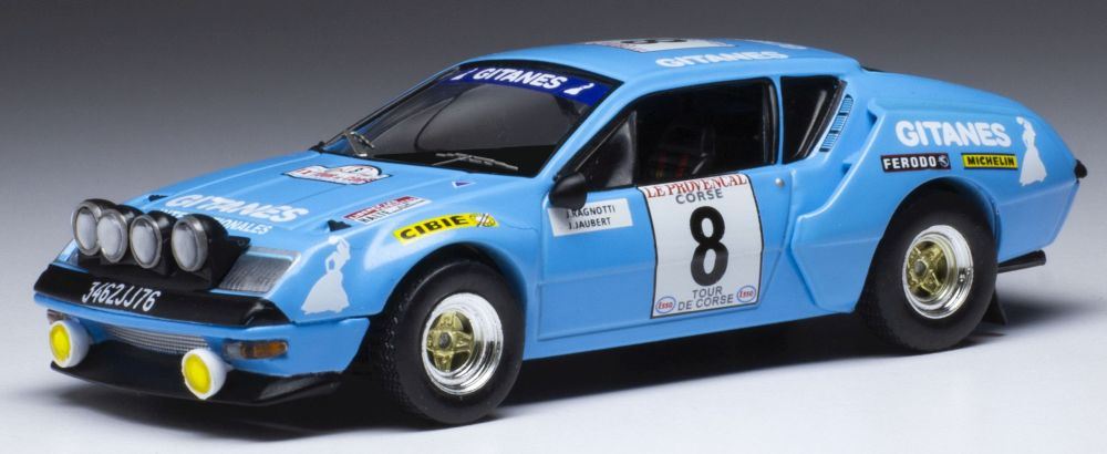 IXO 1:43 Scale Alpine A310 #8 Gitanes Tour de Corse 1976 J.Ragnotti/J.Jaubert