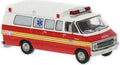 Brekina  1:87th Scale Dodge B 200 Ambulance 1975 FDNY