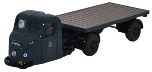 Oxford Diecast 1:76 Scale Scammell Scarab Flatbed Trailer RAF