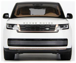 LCD Model 1:18 Scale Land Rover Range Rover SV Serenity 2022 White w/Rose gold Roof
