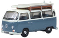 Oxford 1:120 Scale VW T2 Bus/Surfboards Fiord Blue/Arcona White