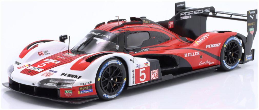IXO  1:18th Scale Porsche 963 #5 6th 24h Le Mans 2024 Penske Motorsport Campbell/Christensen/Makowiecki