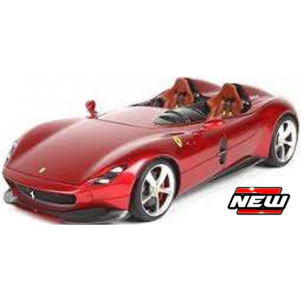 Burago 1:43 Scale Ferrari Monza SP2 Conv. Rosso Corsa Red Card Window box
