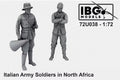 IBG Models 72U038 1/72 Scale Italian Army Soldiers in North Africa (3d printed & ; 2 fig