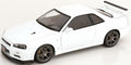 KK Scale 1:12th Scale Nissan Skyline GT-R R34 V-Spec II 2001 w/OEM Rims White