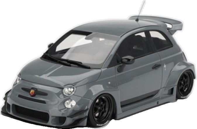 TopSpeed  1:18th Scale Abarth LB-Works X ABAS Works 595 Grey