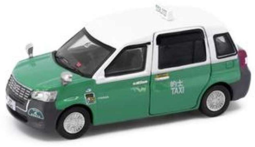 Tiny Toys 1:64 Scale Toyota Comfort Hybrid Taxi New Territories Green