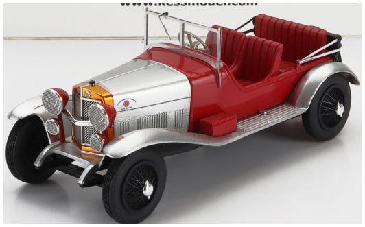 KESS 1:43rd Scale Alfa Romeo RL Super Sport Red/Silver 4 Seat No Covered Seat 1927